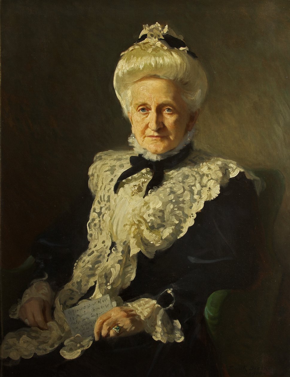 Portret pani John Battersby Harford autorstwa Frank Brooks