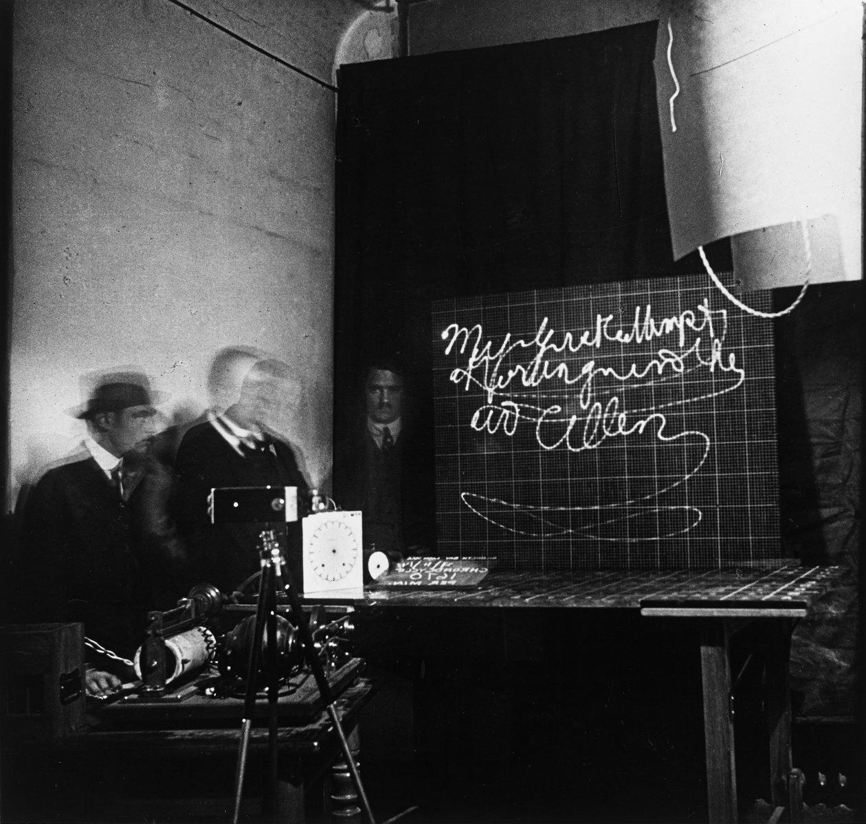 Wykres cyklu pisma ręcznego autorstwa Frank Bunker Gilbreth