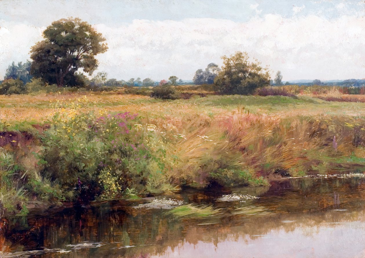 Pejzaż Surrey (obraz) autorstwa Frank Dicksee