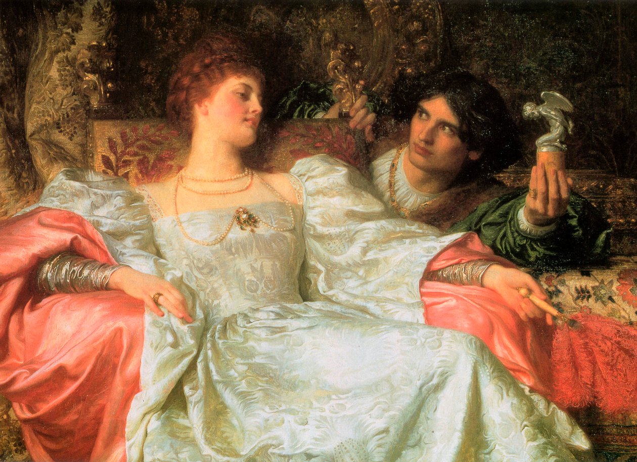 Ofiara, 1898. autorstwa Frank Dicksee