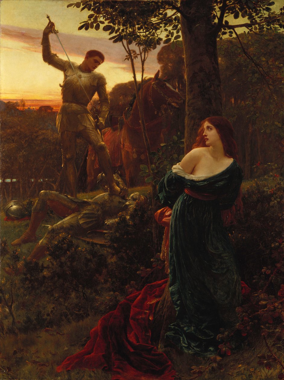 Rycerstwo, 1885 autorstwa Frank Dicksee