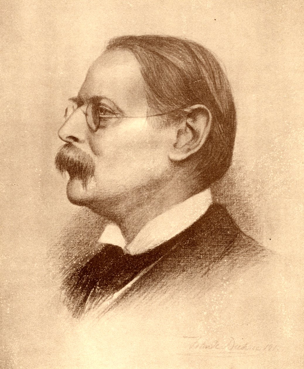 Edmund William Gosse, angielski poeta, pisarz i krytyk, 1913. autorstwa Frank Dicksee