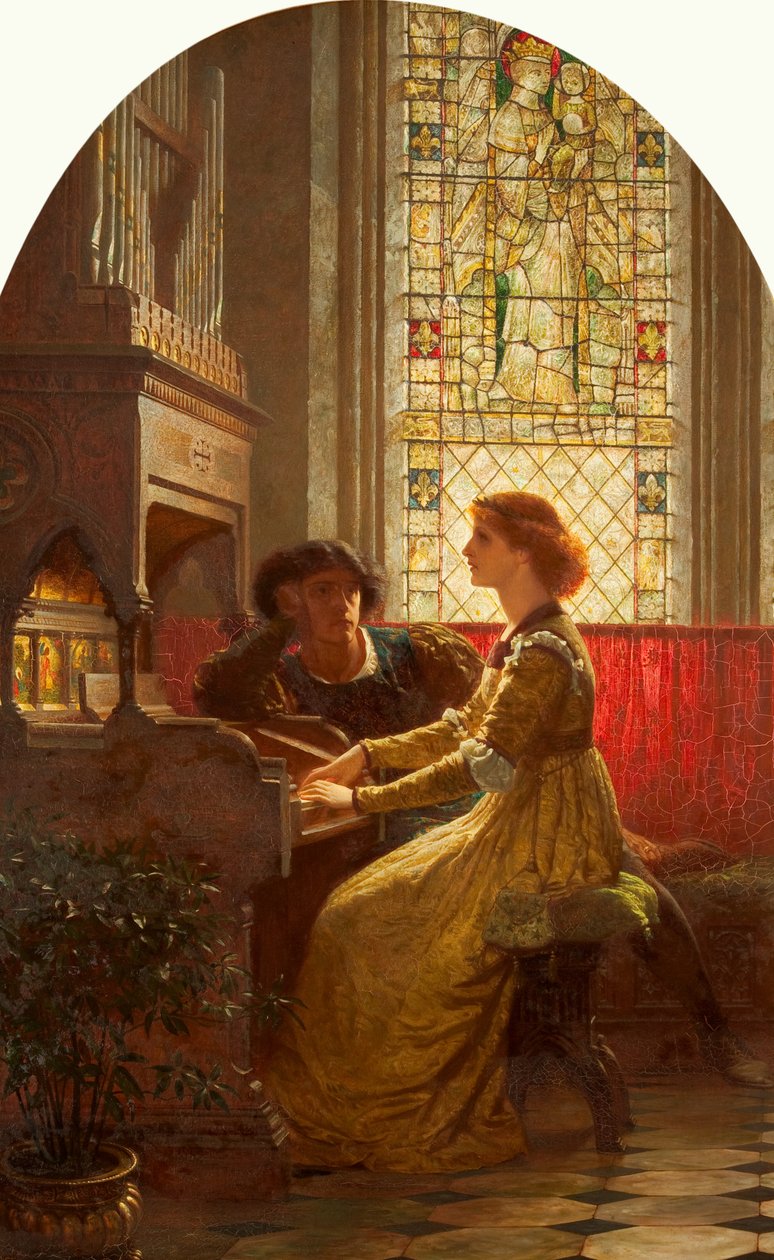 Harmonia, 1879 autorstwa Frank Dicksee