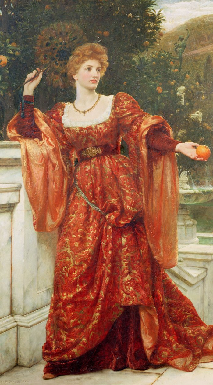 Hesperia, 1887 r. autorstwa Frank Dicksee