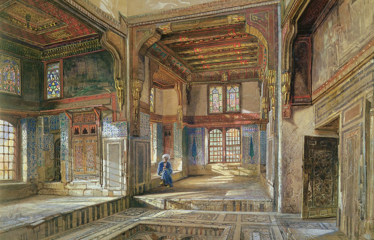 Dom Moufti Sheikh el Mahadi, Kair, 1873 autorstwa Frank Dillon