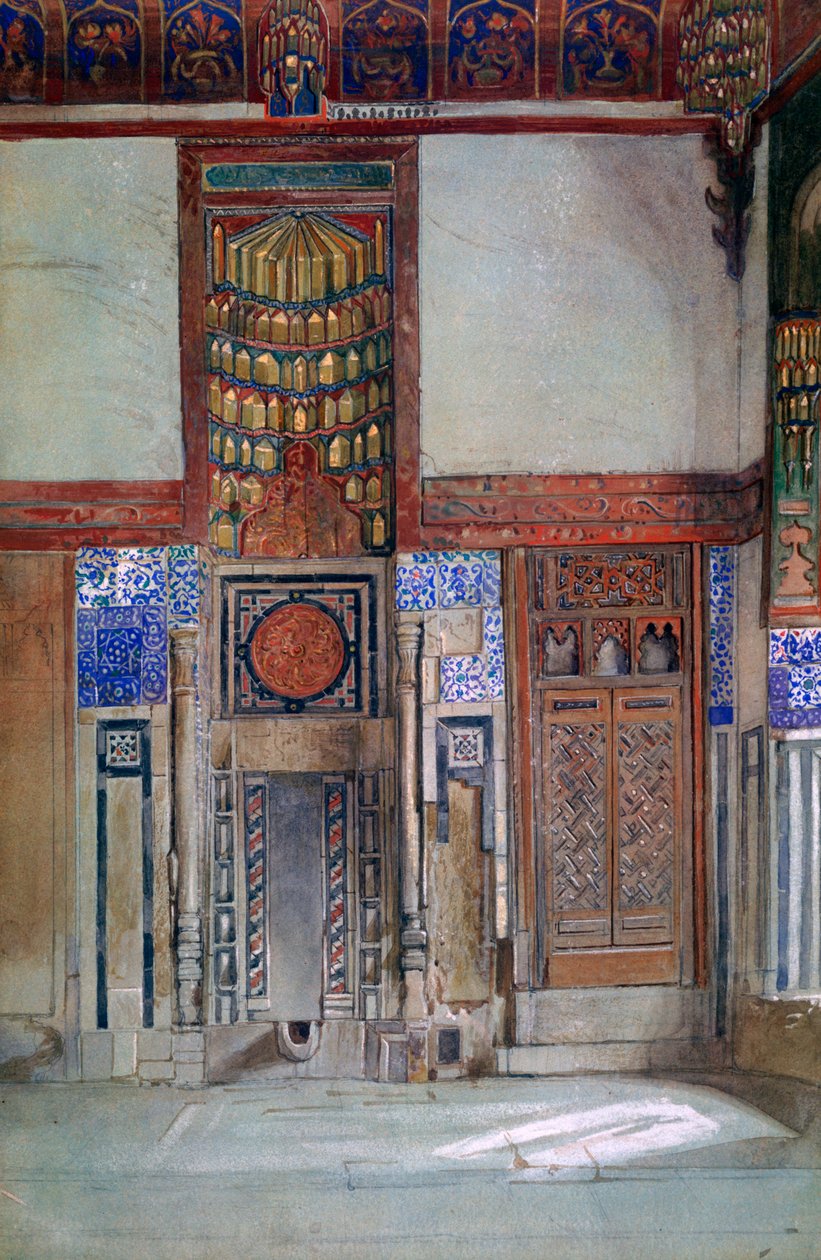 Dom Moufti Sheikh el Mahadi, Kair, 1873 autorstwa Frank Dillon