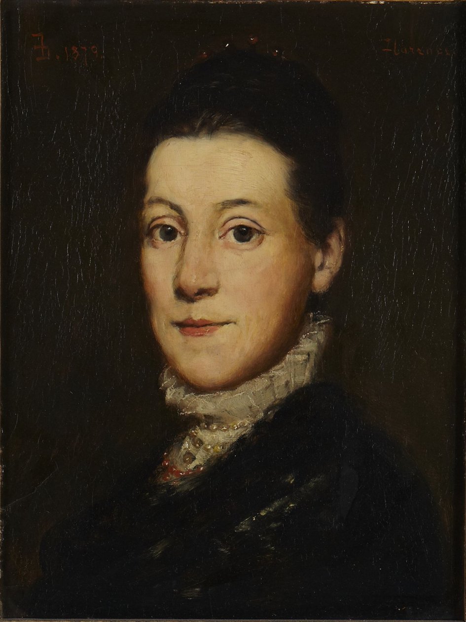 Portret kobiety autorstwa Frank Duveneck