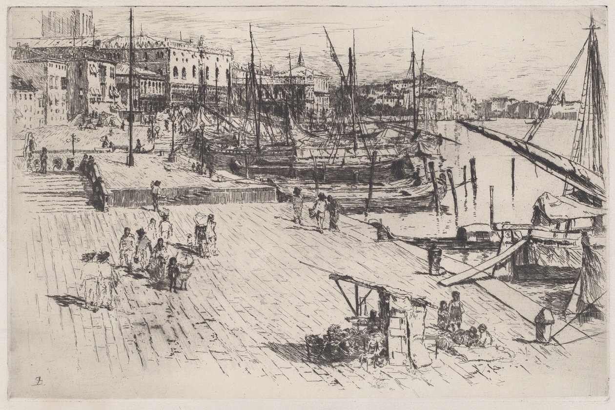 Riva Degli Schiavoni, nr 1 autorstwa Frank Duveneck