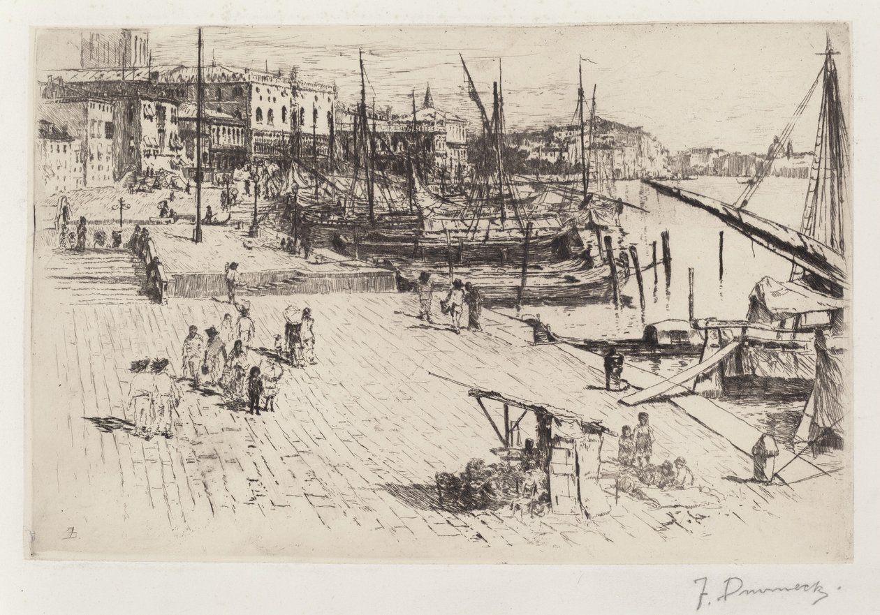 Riva degli Schiavoni, nr 1 autorstwa Frank Duveneck