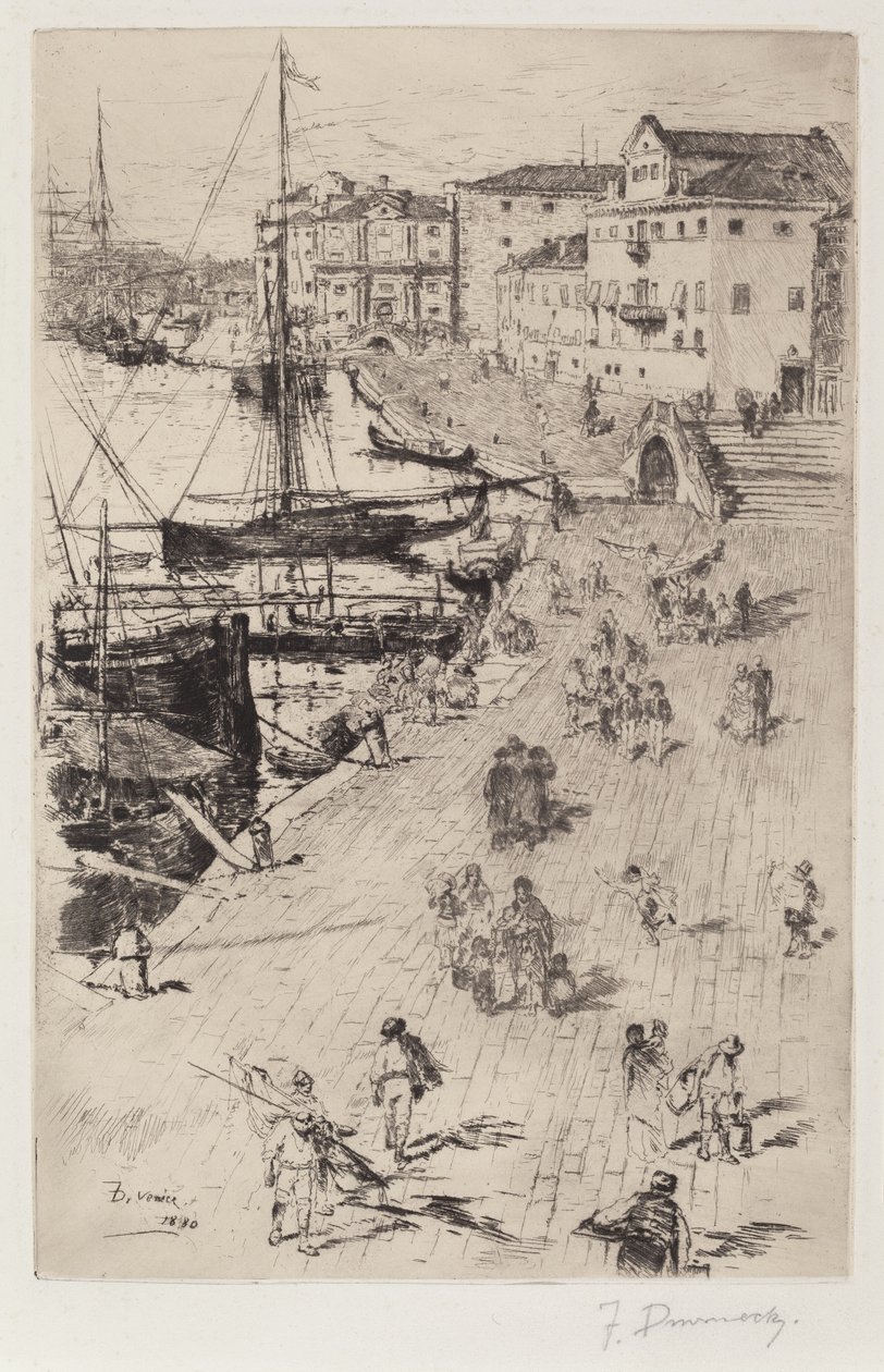 Riva degli Schiavoni, nr 2 autorstwa Frank Duveneck