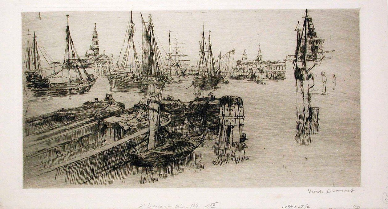 Statki na Giudecce (Dokach) autorstwa Frank Duveneck