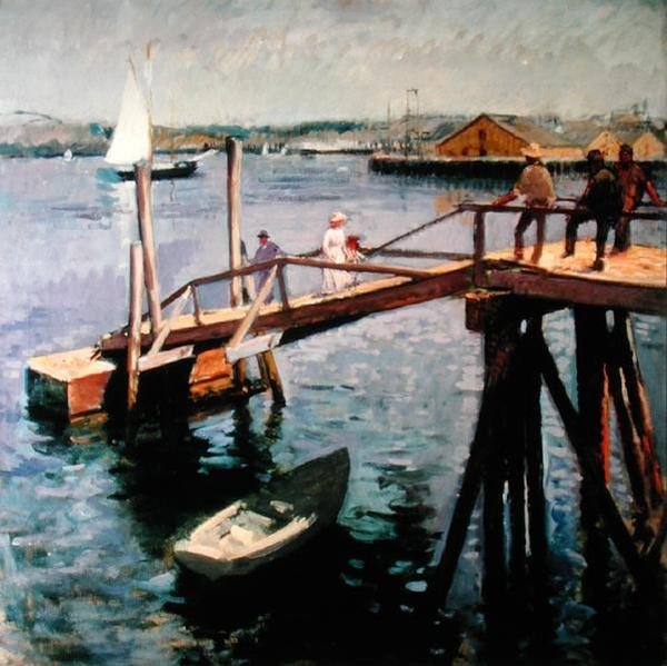 Stroma rampa (olej na płótnie) autorstwa Frank Duveneck
