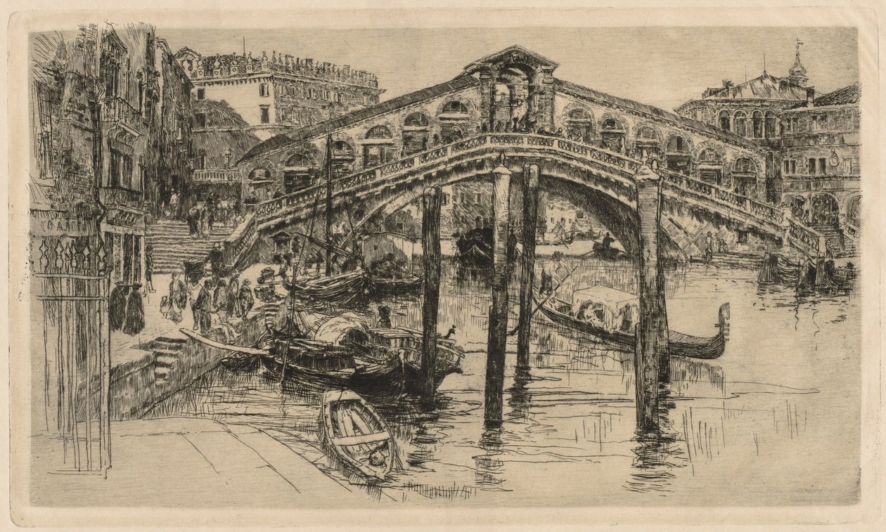 Rialto, Wenecja autorstwa Frank Duveneck