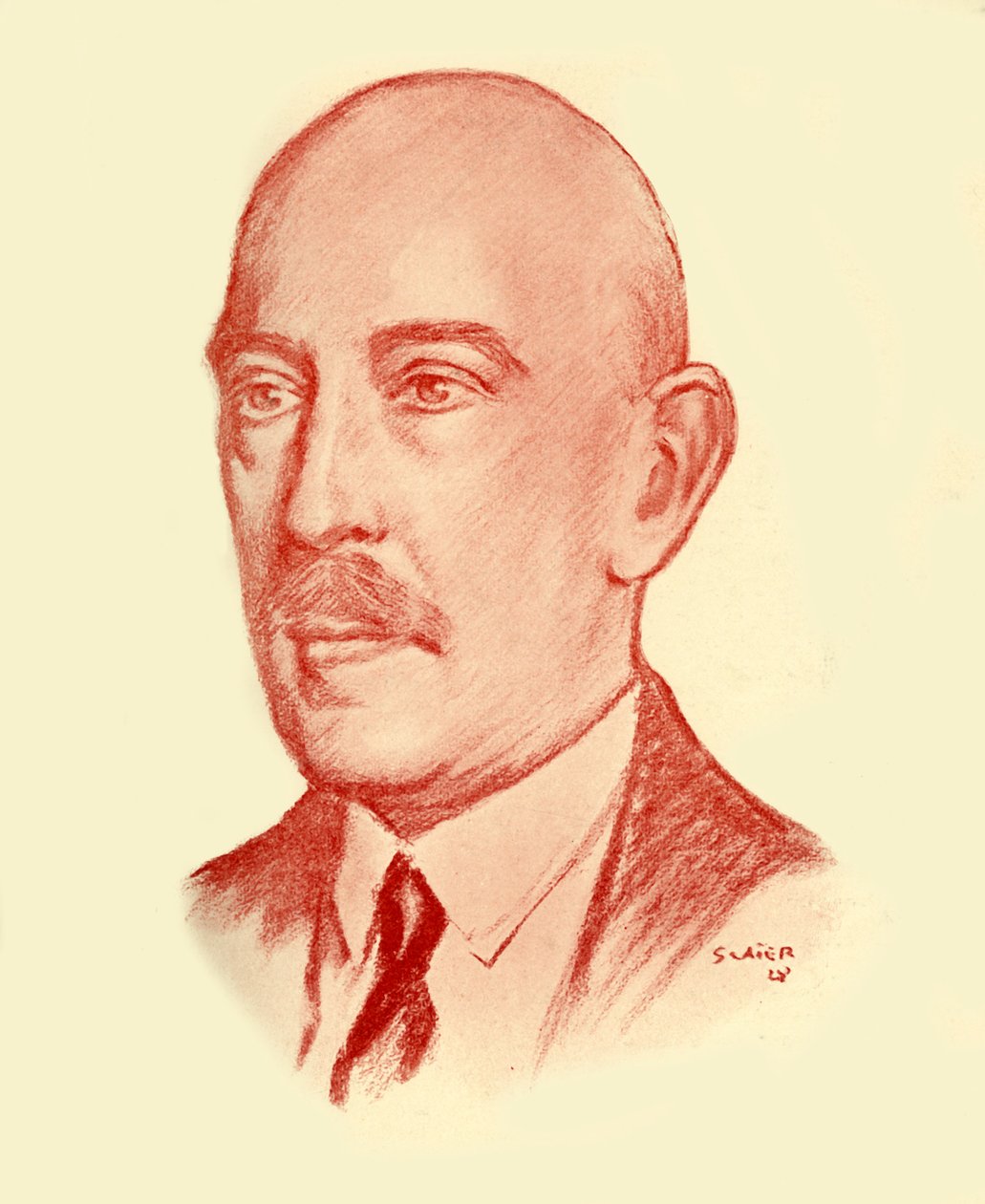 — Hon. Maurice Baring”, 1928. autorstwa Frank E Slater