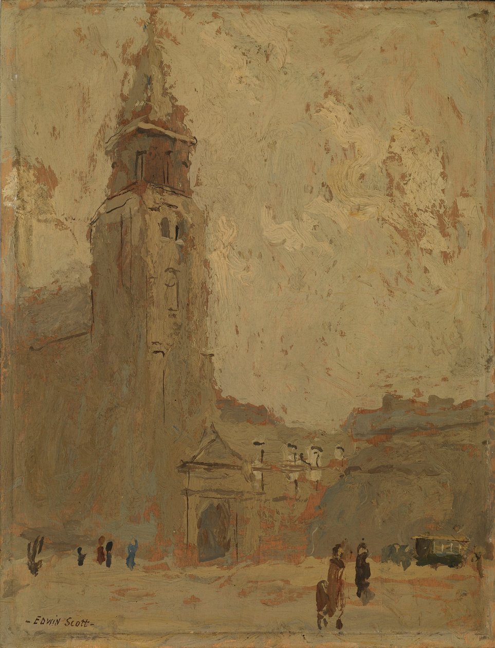 Kościół St. Germain des Pres autorstwa Frank Edwin Scott