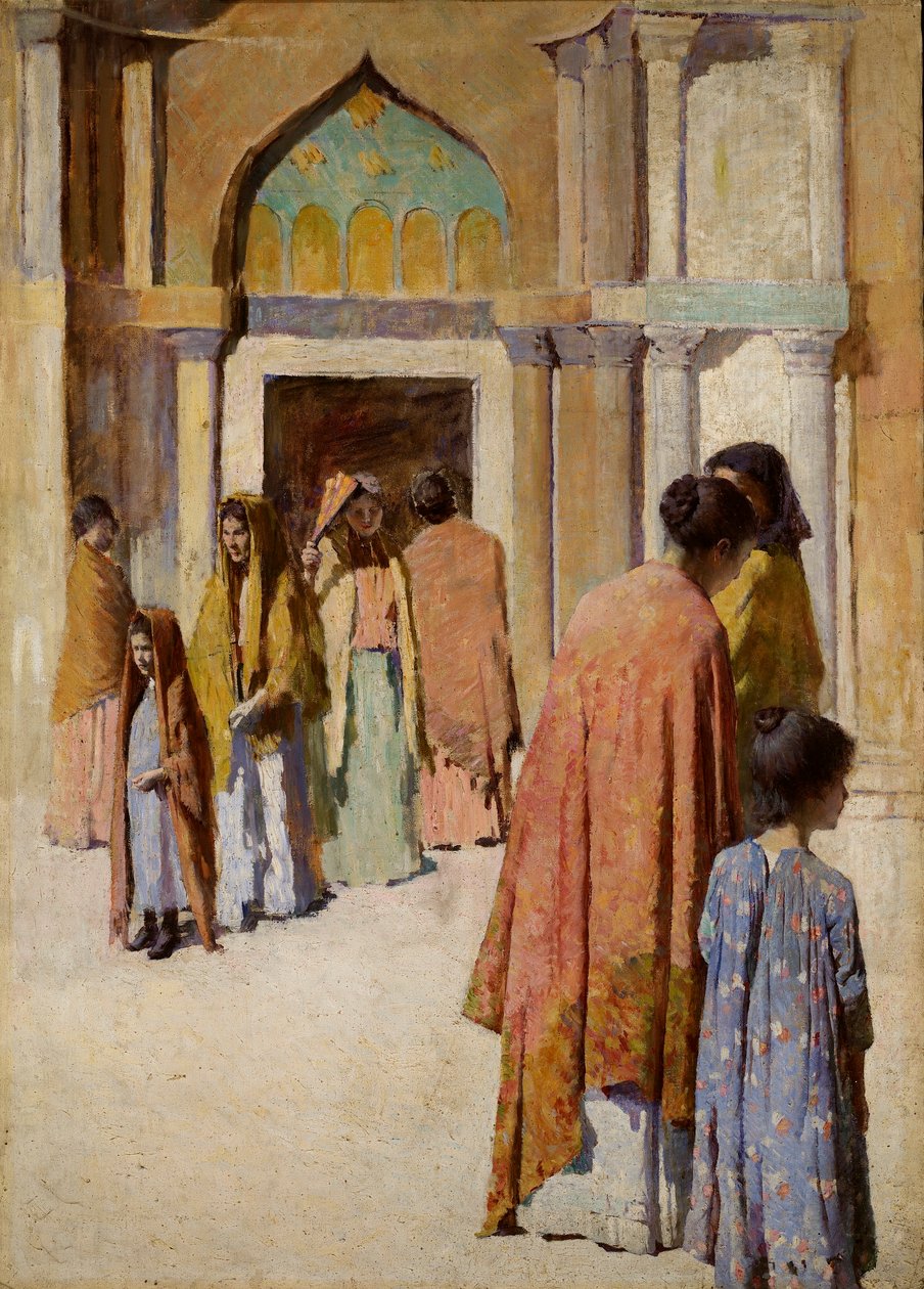 Femmes pres des Escaliers no. I autorstwa Frank Edwin Scott