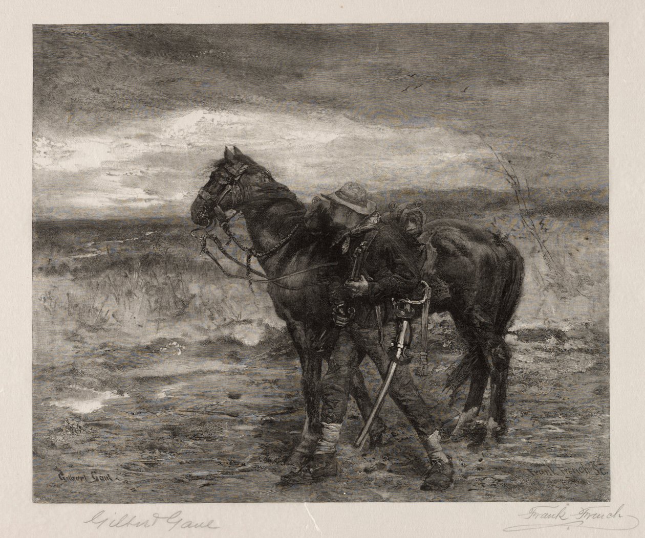 W Kraju Nieprzyjaciela, 1887. autorstwa Frank French