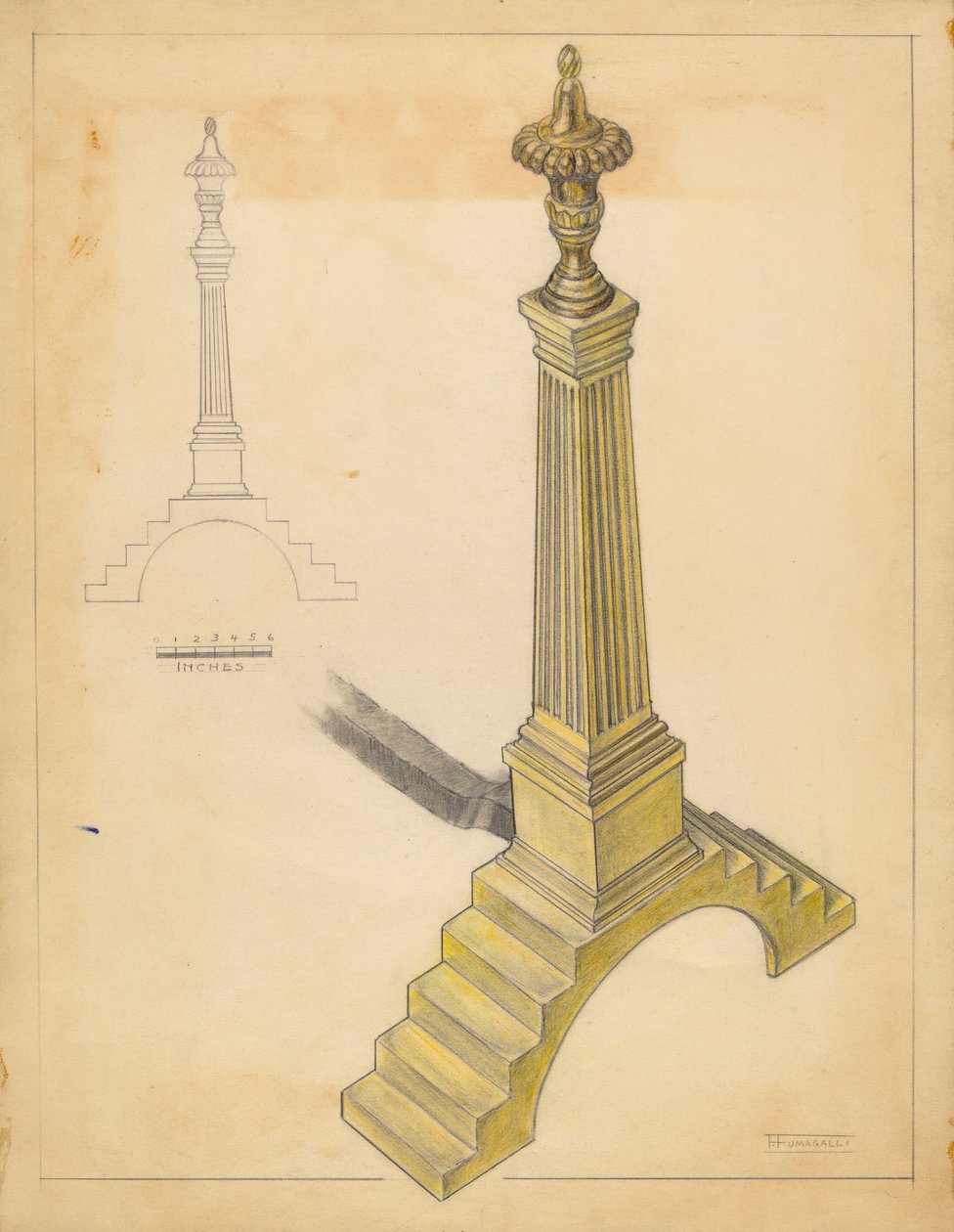 andiron autorstwa Frank Fumagalli