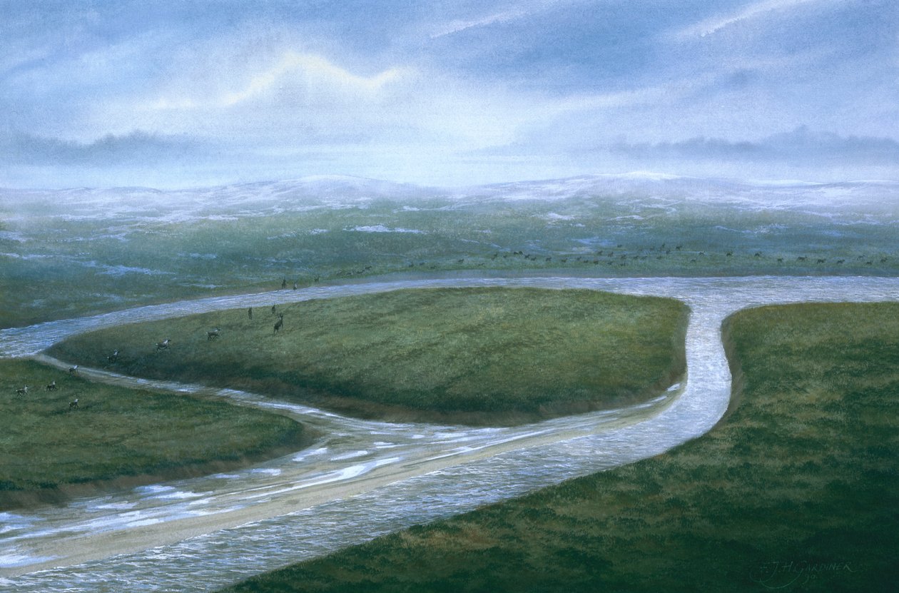 Dolina rzeki Colne, południowa Anglia, 8000 pne autorstwa Frank Gardiner