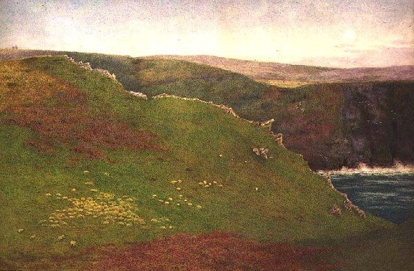 Widok na wybrzeże Kornwalii autorstwa Frank Goodwin