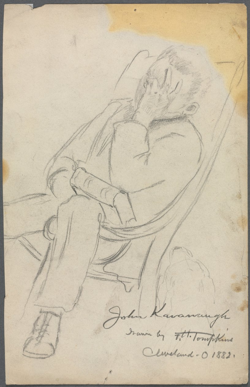 Szkic Johna Kavanaugh autorstwa Frank H. Tompkins