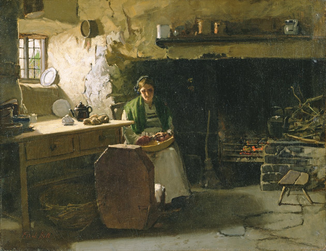 Obieranie Ziemniaków autorstwa Frank Holl