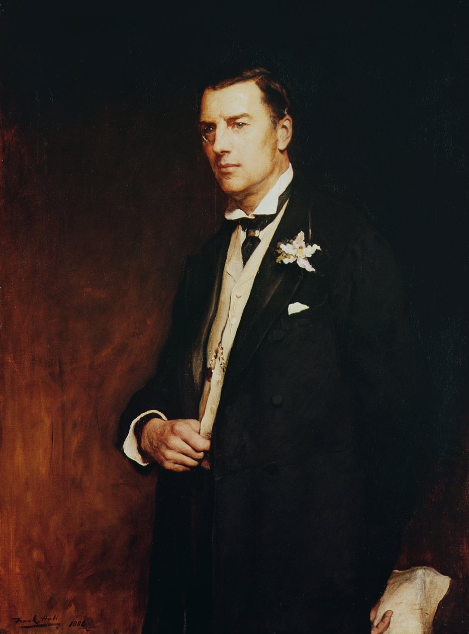 Portret Józefa Szambelana, 1886 autorstwa Frank Holl