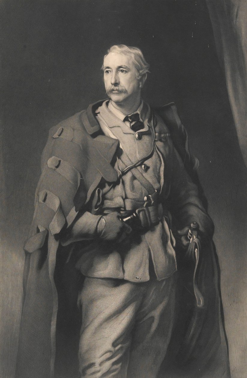 Sir Garnet Wolseley, 1884 (fotograwiura) autorstwa Frank Holl