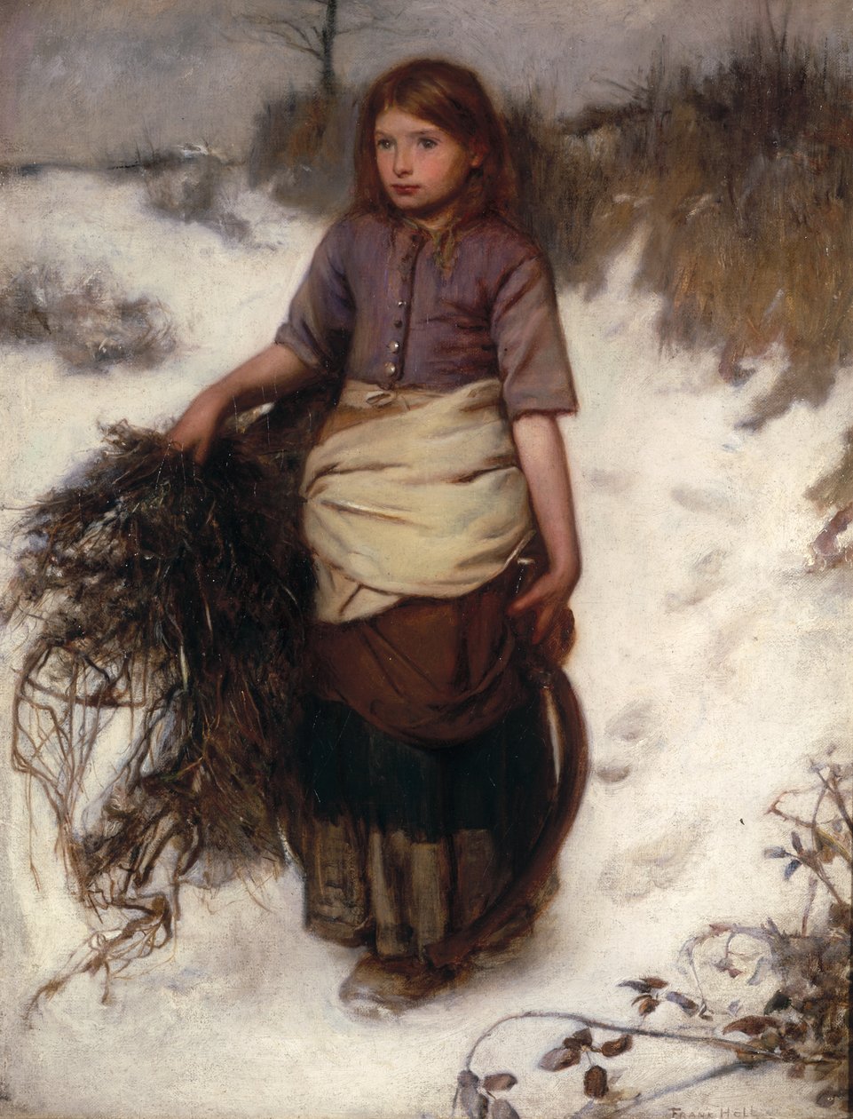 Zima autorstwa Frank Holl