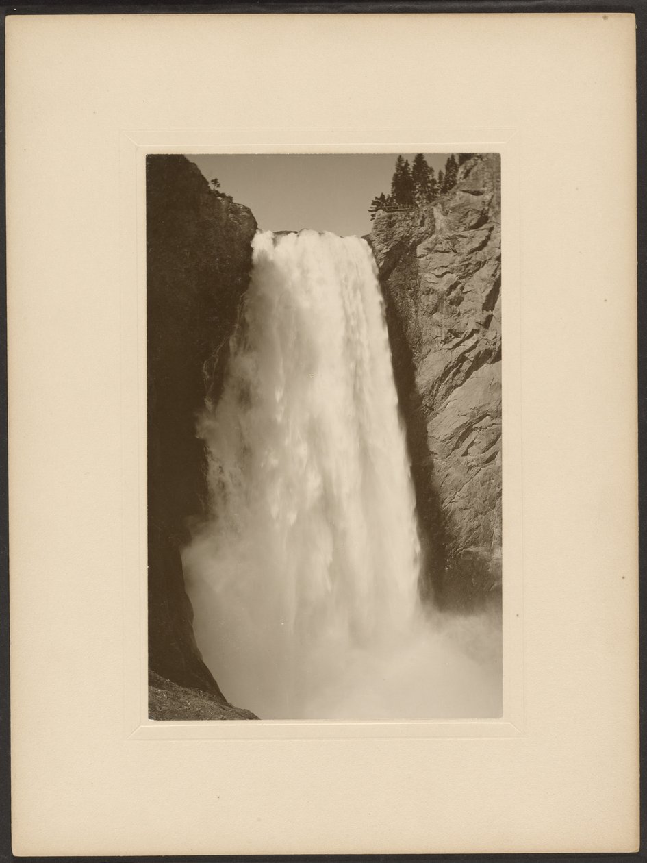 Wielki wodospad Yellowstone autorstwa Frank Jay Haynes