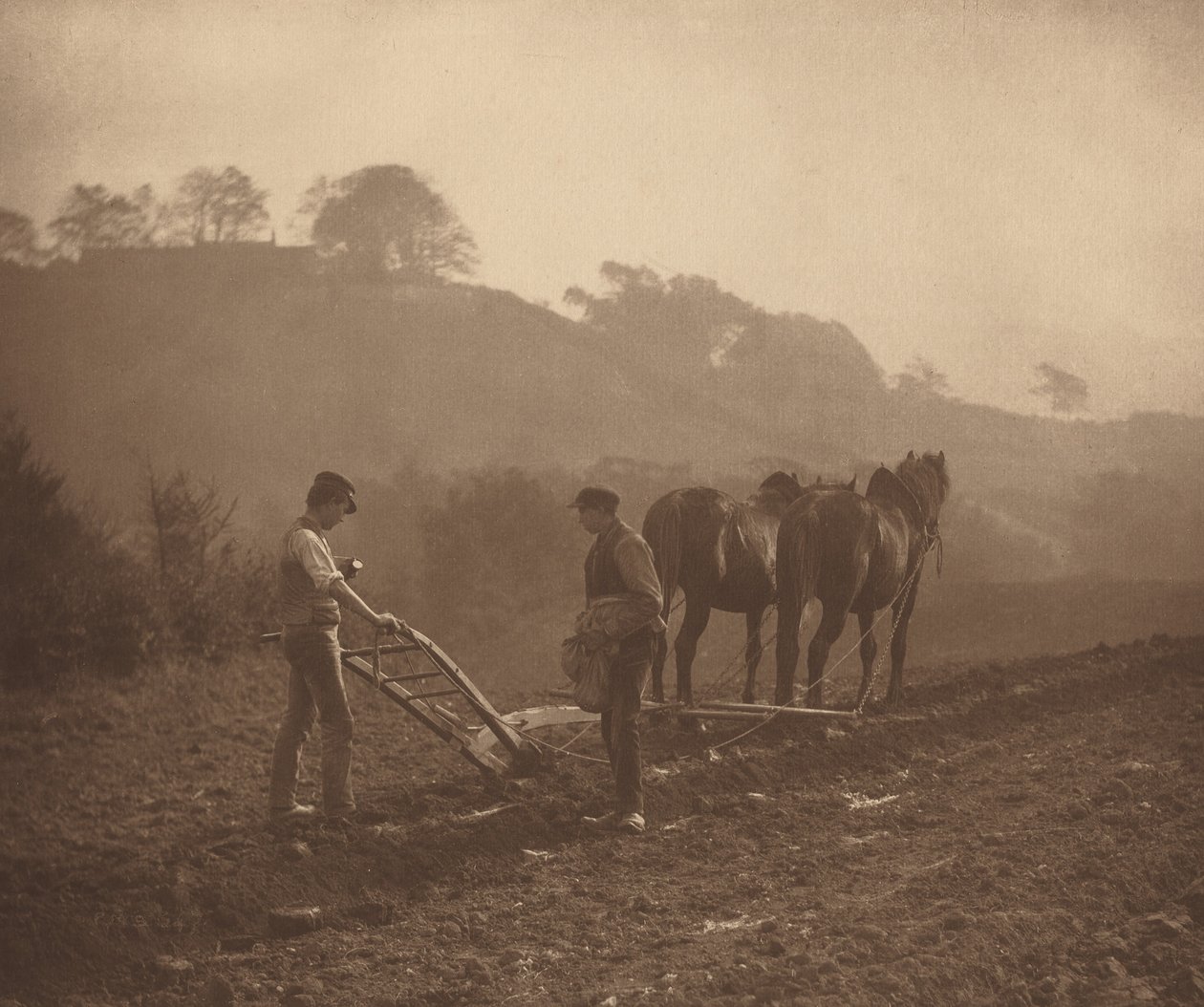 Kolacja, ok. godz. 1890. autorstwa Frank Meadow. Sutcliffe