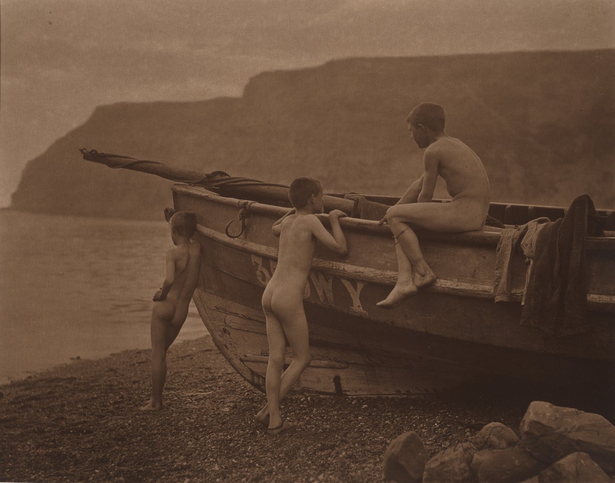 In Puris Naturalibus (W stanie natury) autorstwa Frank Meadow Sutcliffe