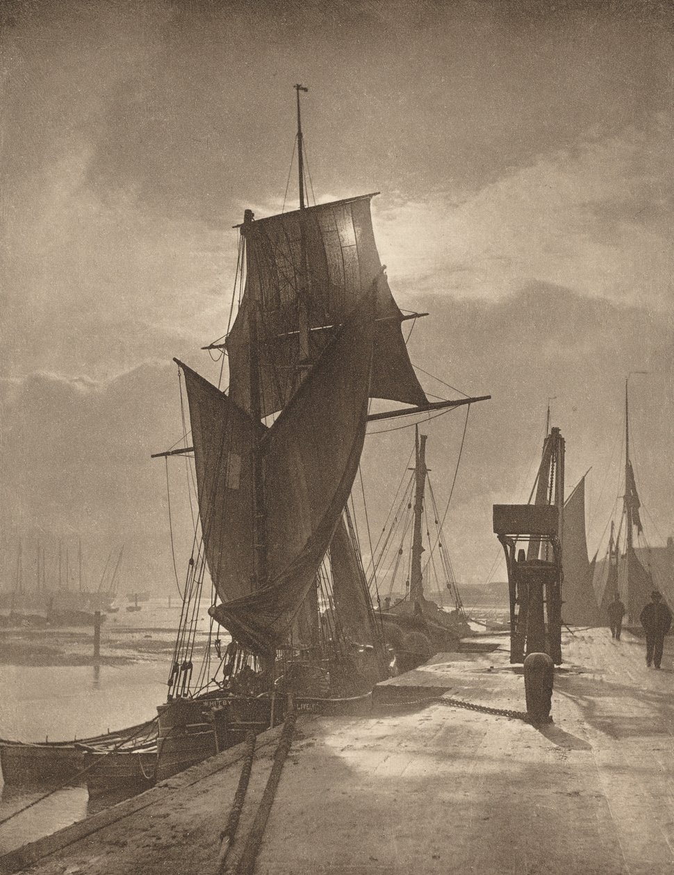 Słońce i cień, lata 1890 (zdjęcie) autorstwa Frank Meadow Sutcliffe