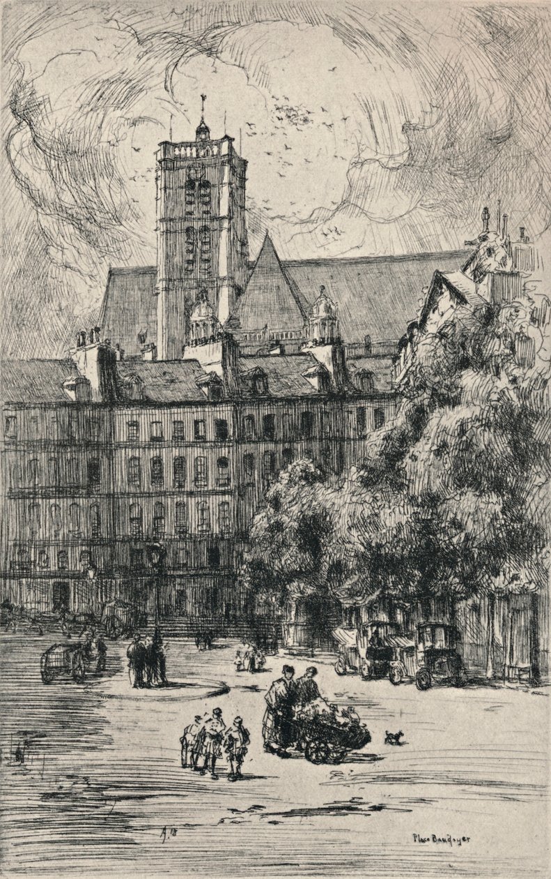 Plac Baudoyera, 1915 autorstwa Frank Milton Armington