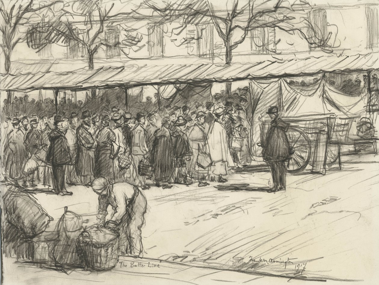 Linia masła, 1917 autorstwa Frank Milton Armington