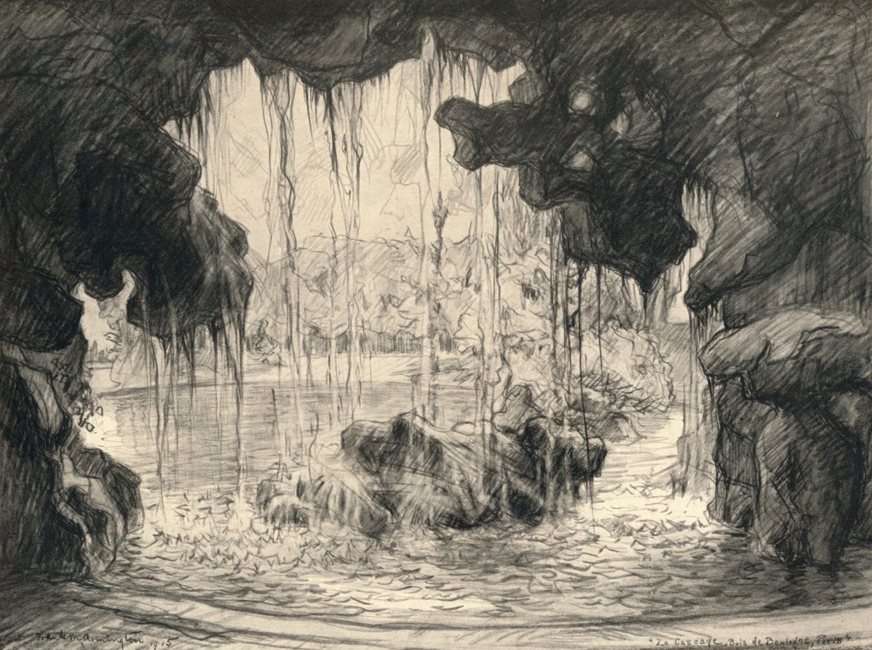 Wielka Kaskada, Lasek Buloński, 1915 autorstwa Frank Milton Armington