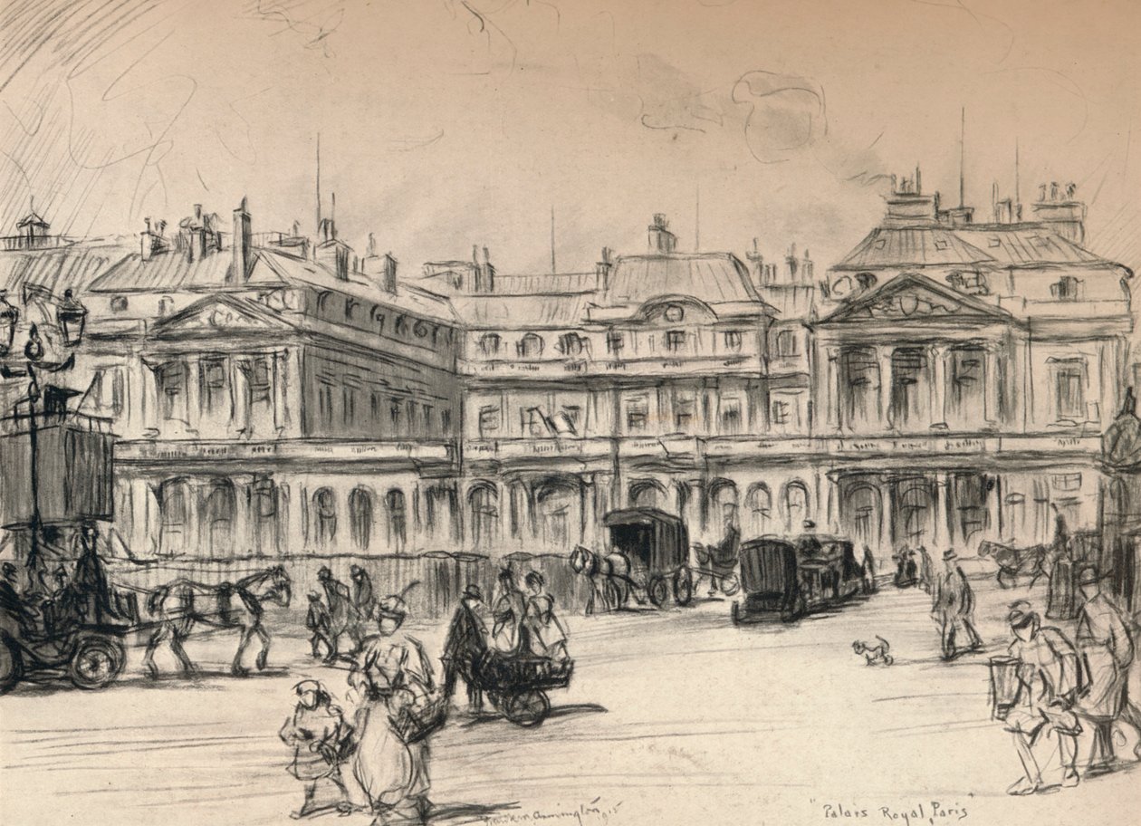 Palais-Royal, 1915 autorstwa Frank Milton Armington
