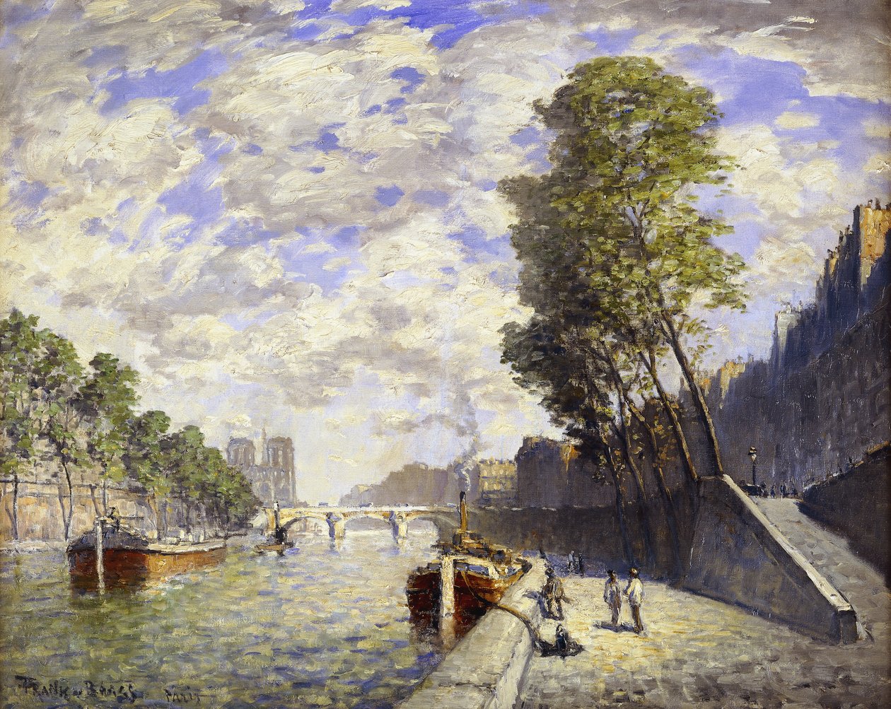 Quai des Grands-Augustine, Paryż, autorstwa Frank Myers Boggs