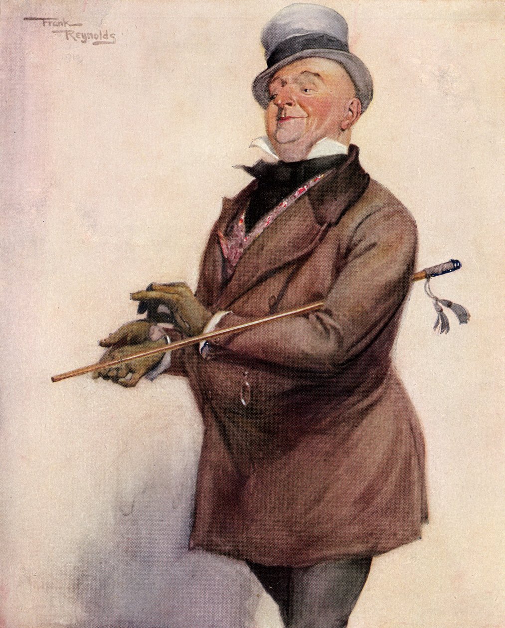 Pan Micawber, z "Roku 1912", opublikowanego w Londynie autorstwa Frank Reynolds