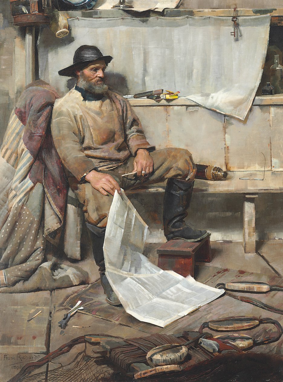 Rybak, 1890 autorstwa Frank Richards