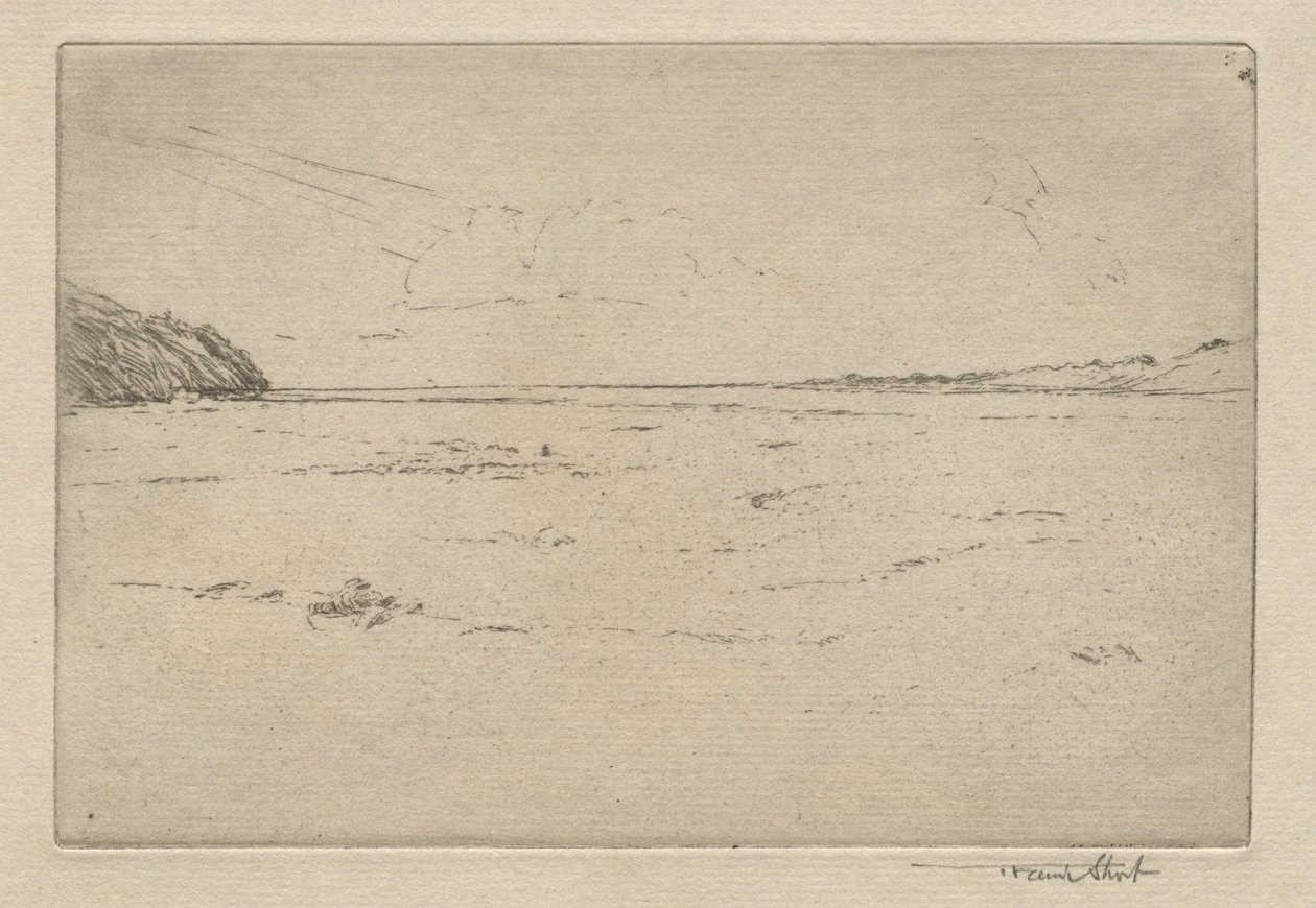 Zbieranie stada na Maxwellbank, nr 2, 1892. autorstwa Frank Short