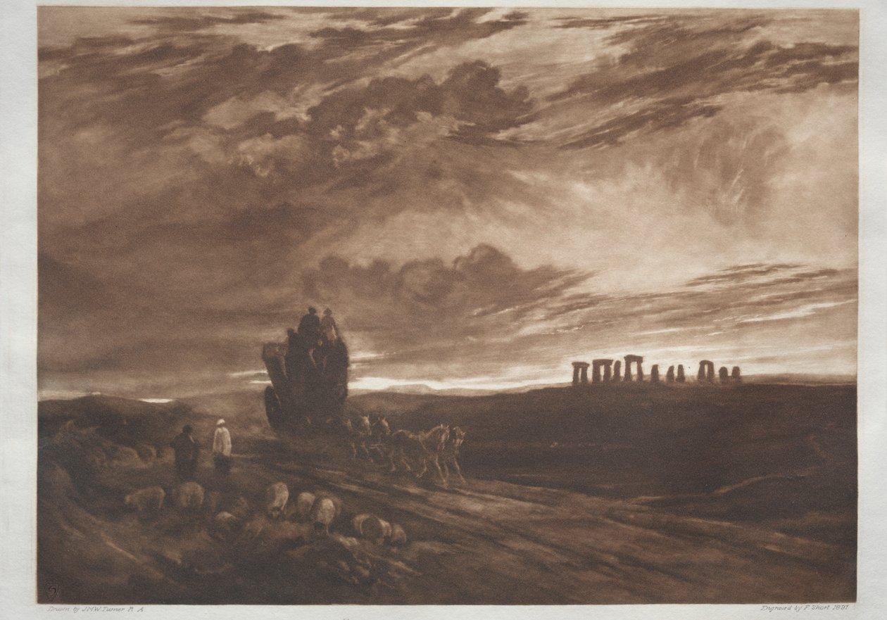 Stonehenge o świcie autorstwa Frank Short