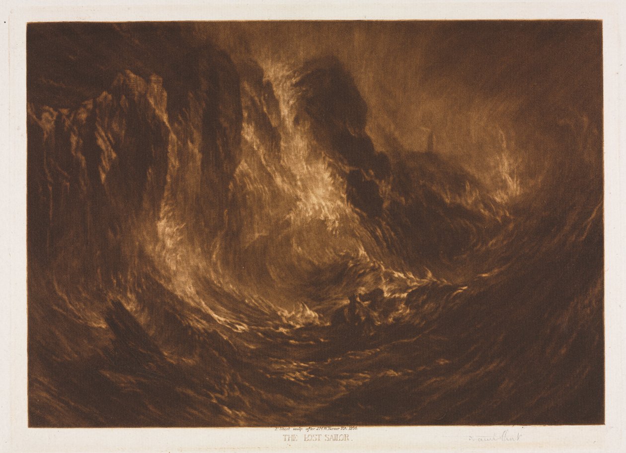 Zaginiony marynarz, 1896. autorstwa Frank Short