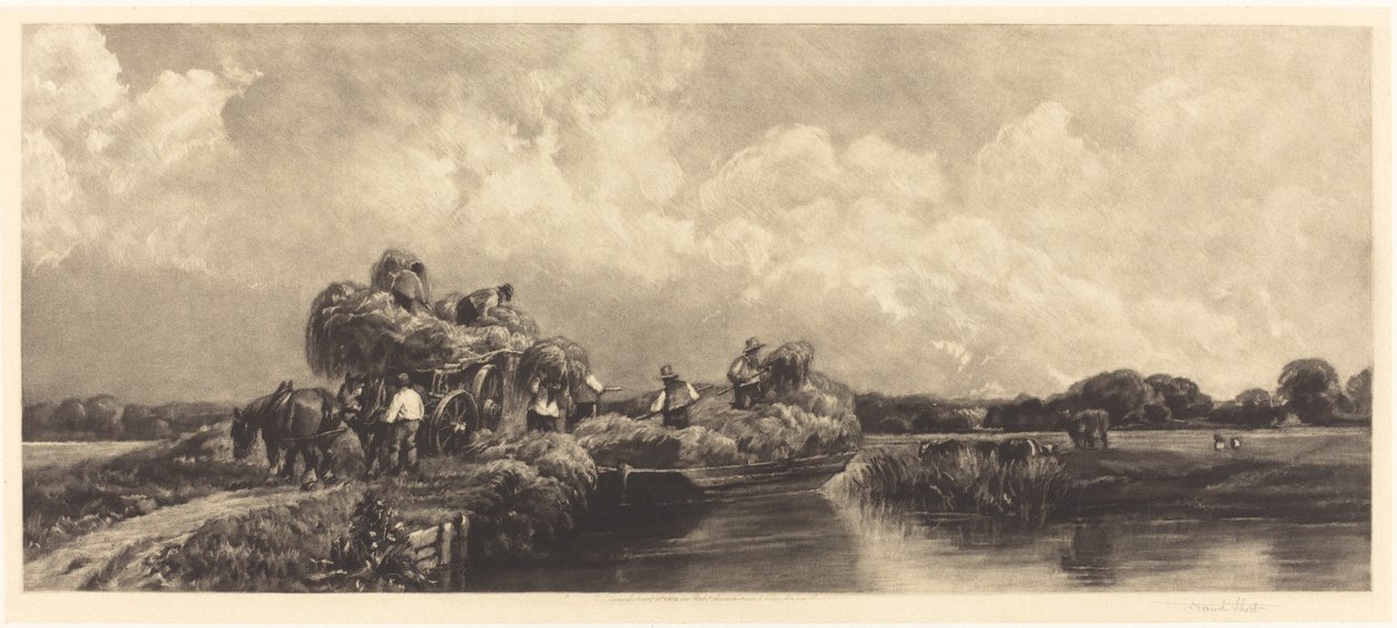 Kanał rzymski autorstwa Frank Short, after Peter De Wint