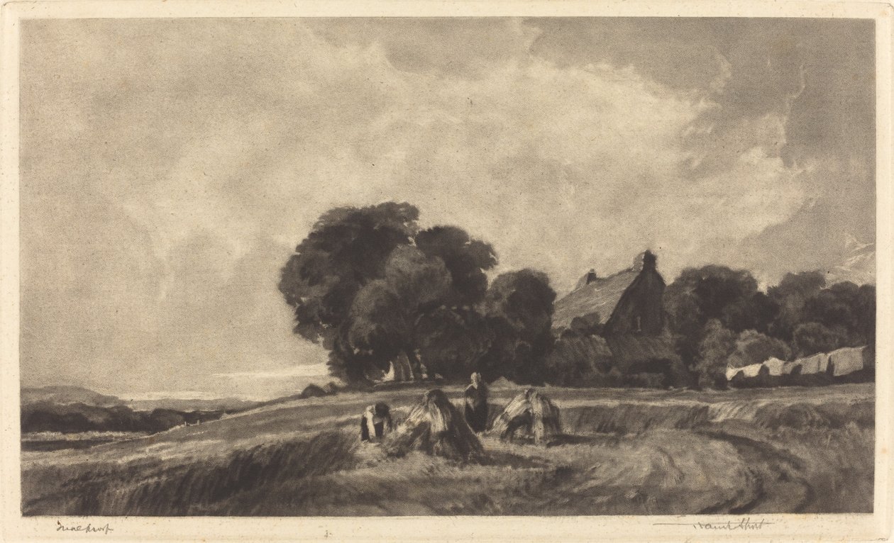Domek i Kombajny autorstwa Frank Short, after Peter De Wint