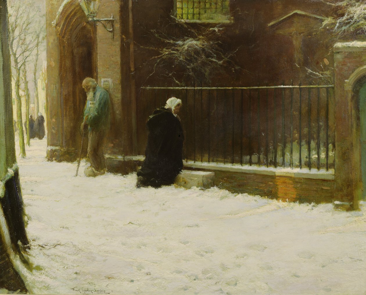 Poza Kościołem autorstwa Frank Spenlove Spenlove