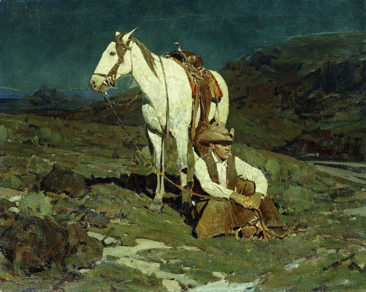 Nocny jastrząb autorstwa Frank Tenney Johnson