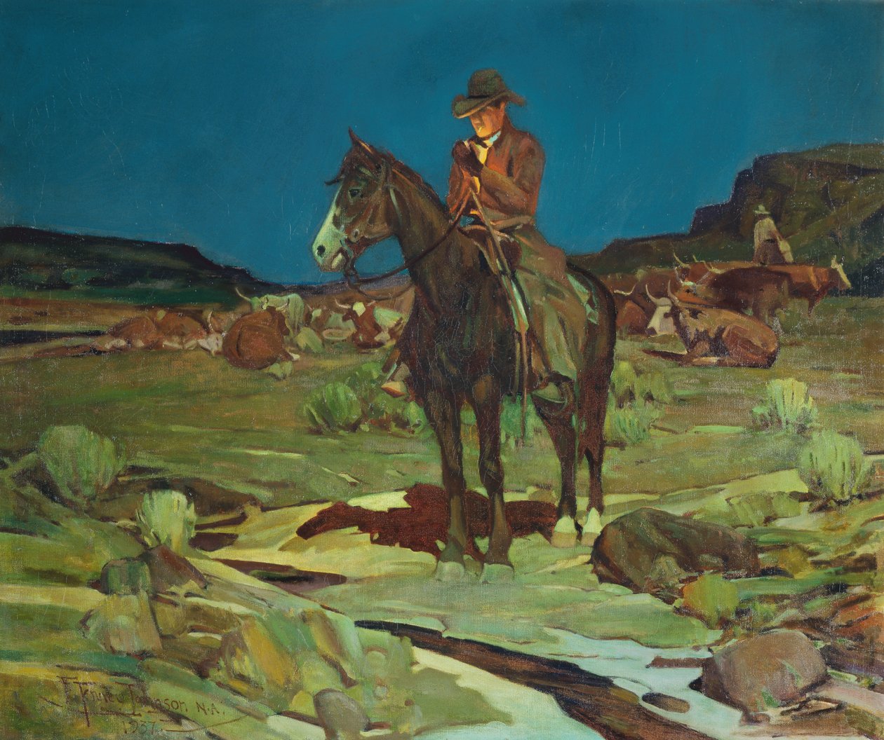 Kiedy noce są długie autorstwa Frank Tenney Johnson