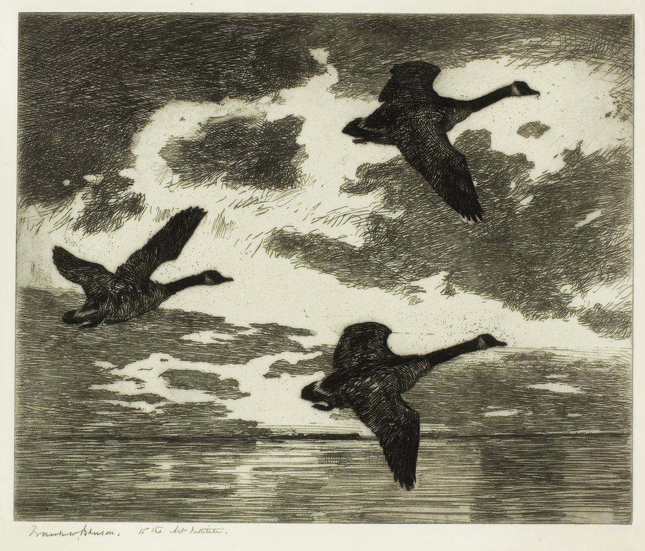 Pochmurny poranek autorstwa Frank Weston Benson