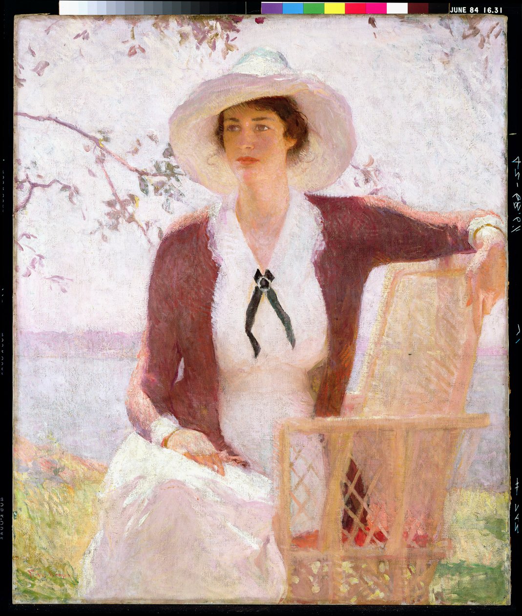 Moja córka Elisabeth, ok. 1914 (olej na płótnie) autorstwa Frank Weston Benson